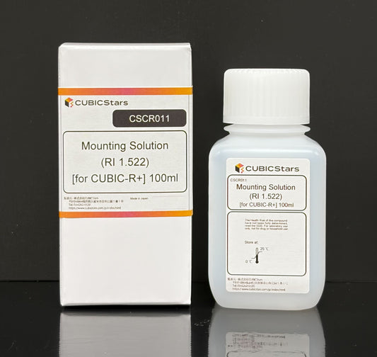 [CSCR011]Mounting Solution (RI 1.522) [for CUBIC-R+] (100ml)