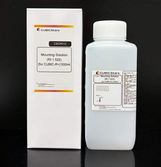 [CSCR012]Mounting Solution (RI 1.522) [for CUBIC-R+] (500ml)