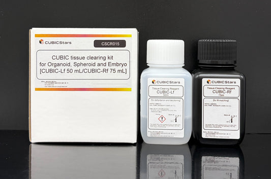 [CSCR015]CUBIC tissue clearing kit for Organoid, Spheroid and Embryo (CUBIC-Lf 50mL/CUBIC-Rf 75mL)